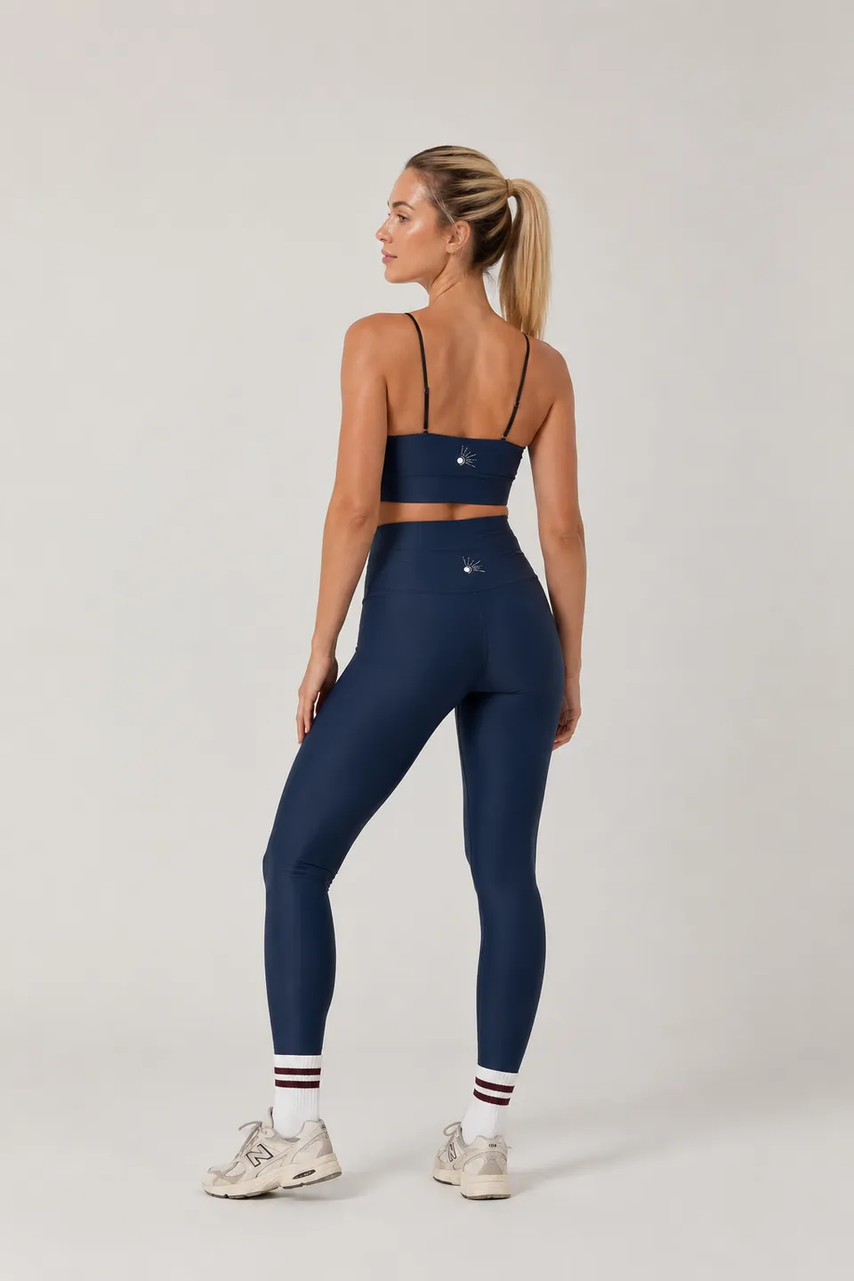 luz-collections-legging-fleur-bleu-legging-taille-haute-sculptant image 1