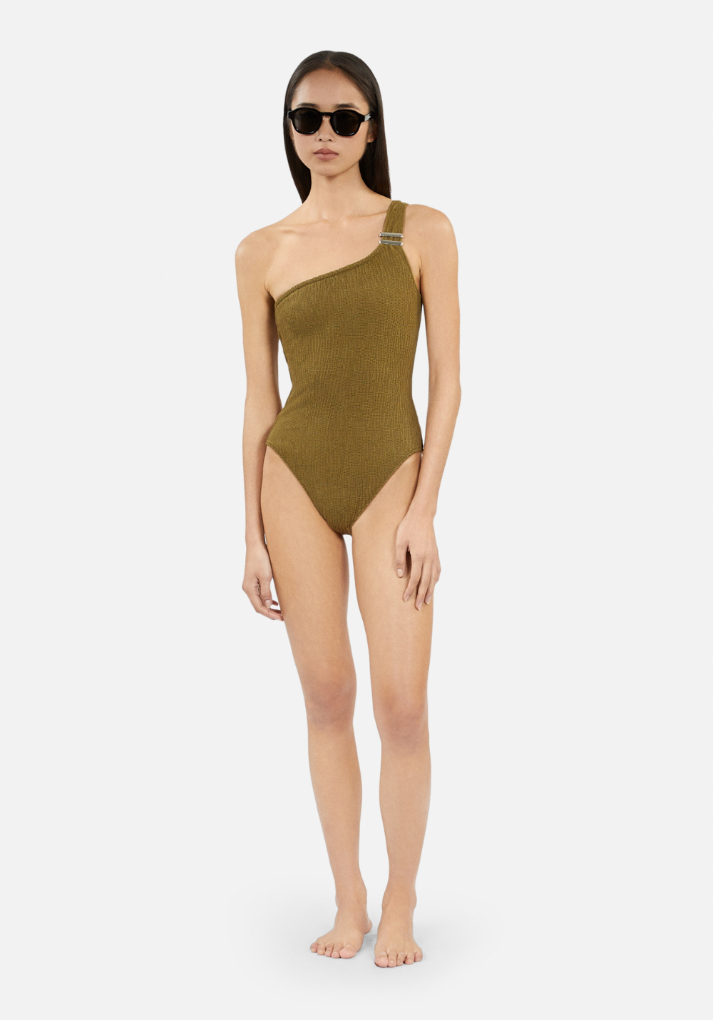 luz-collections-x-the-kooples-romy-maillot-une-pi-ce-asym-trique-kaki image 3