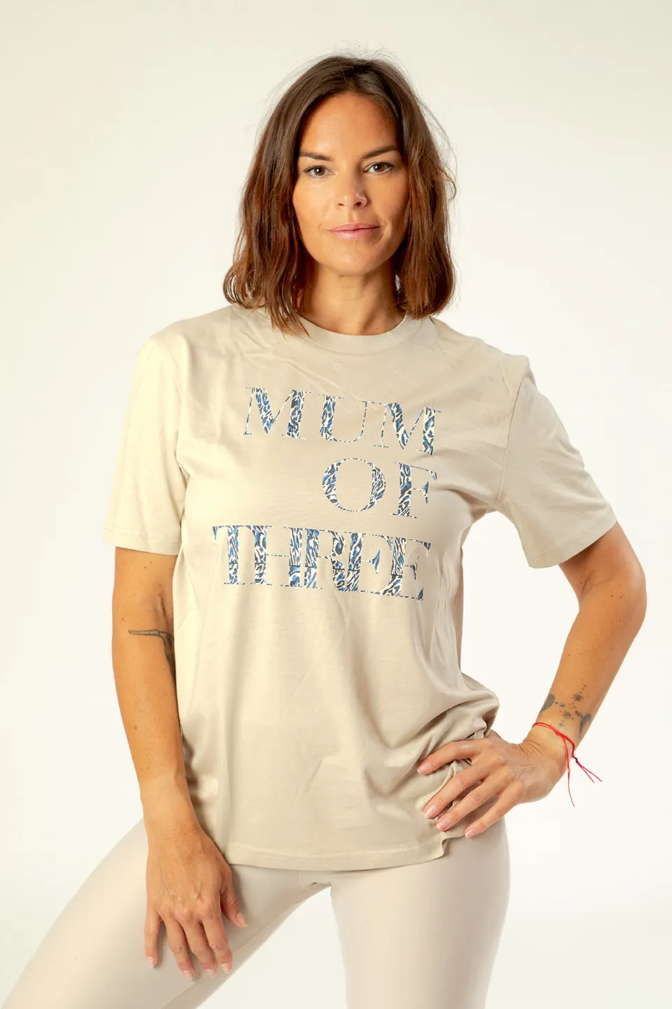 luz-collections-t-shirt-mum-of-coton-bio-beige image 1