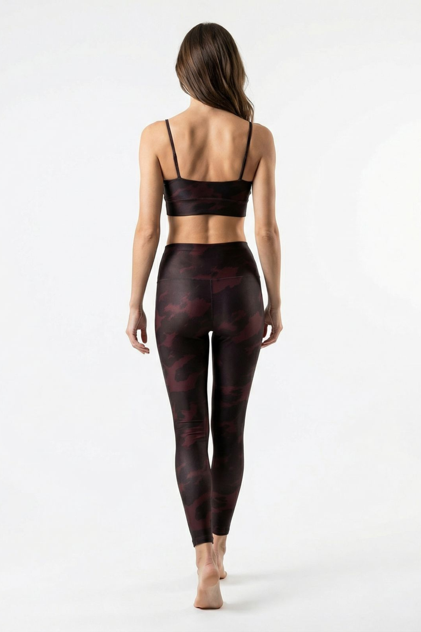 luz-collections-legging-amandine-imprim-panth-re-bordeaux-taille-haute-gainant image 6