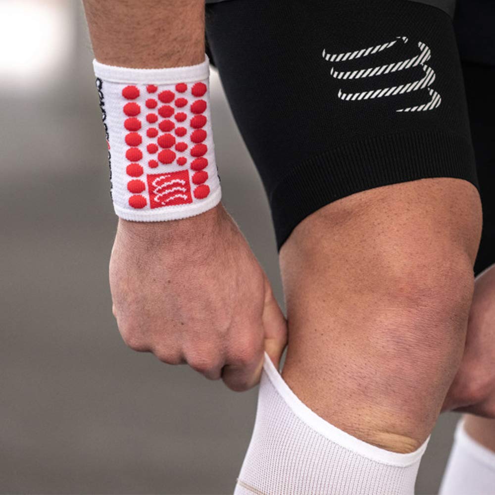 compressport-sweatbands-3d-dots-serre-poignet-de-sport-unisexe-adulte-ultral-ger image 2