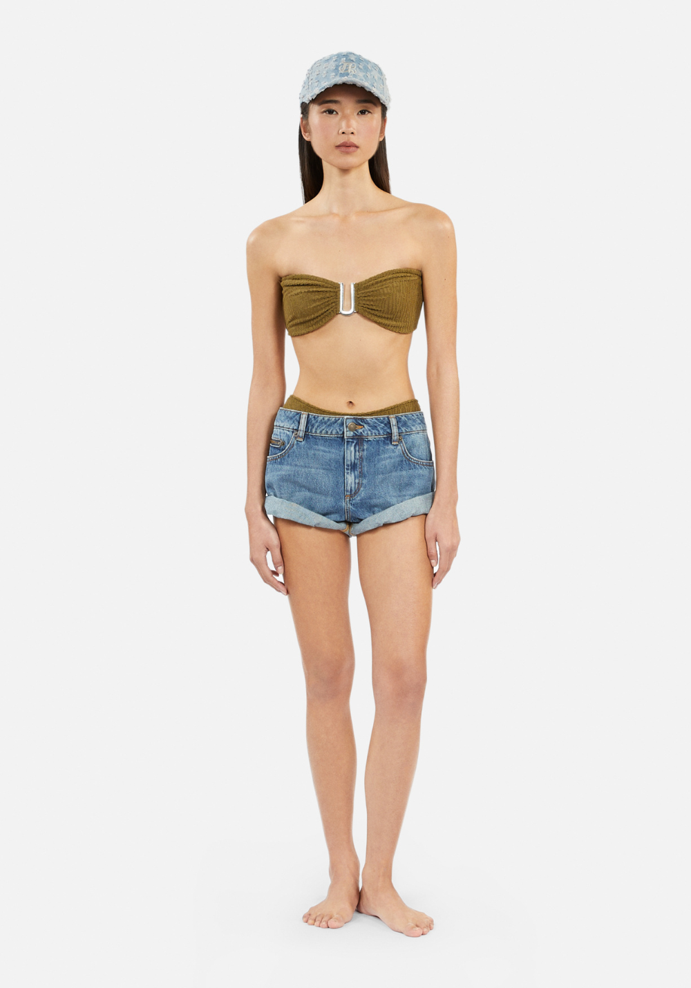 luz-collections-x-the-kooples-haut-de-maillot-deux-pi-ces-coralie-bandeau-kaki image 3