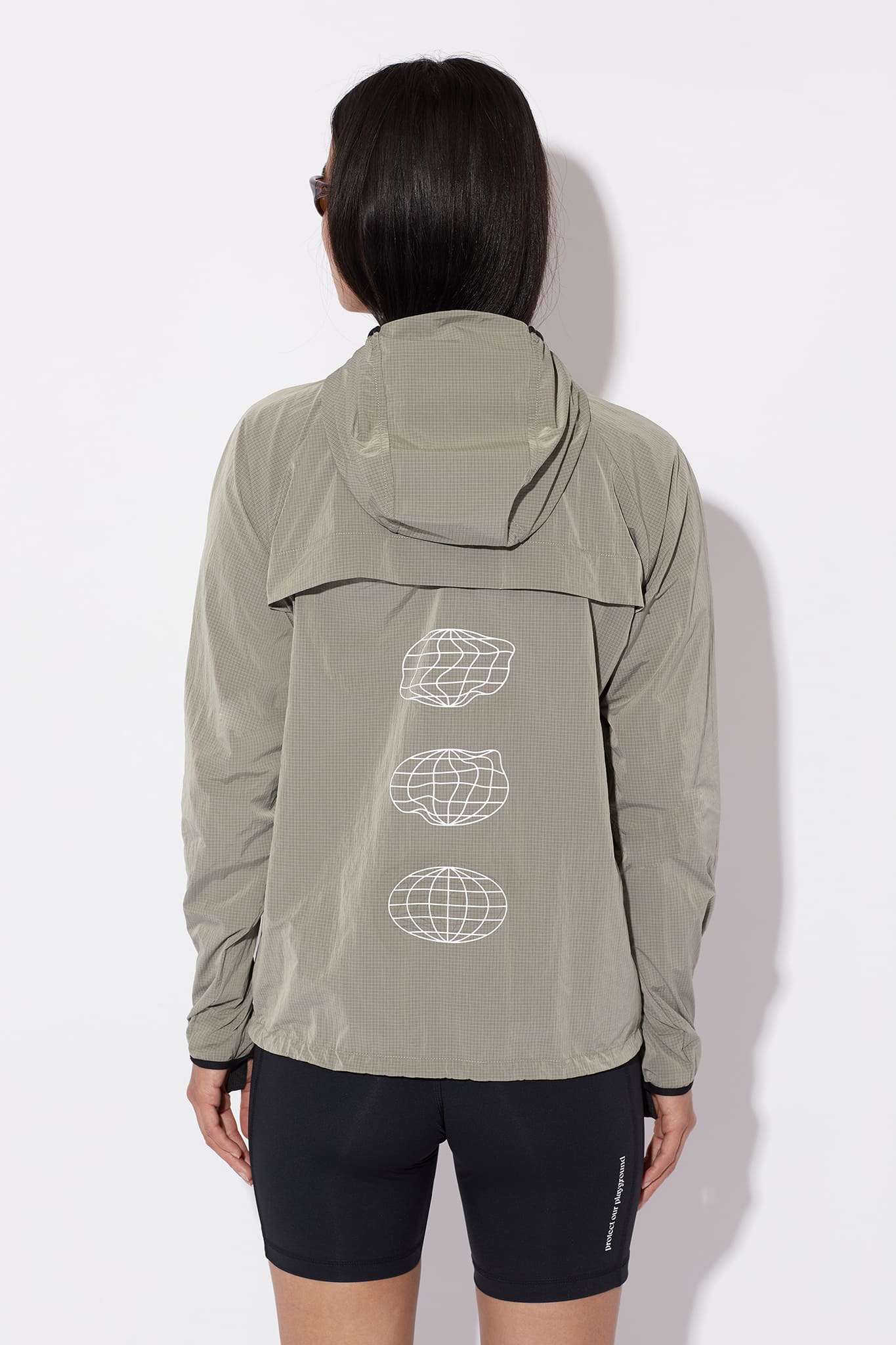 circle-sportswear-veste-coupe-vent-windrunner-femme-navy image 3