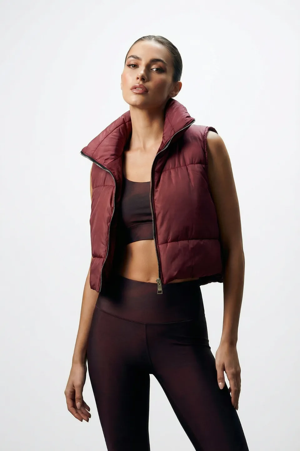luz-collections-doudoune-sans-manches-joy-bordeaux image 1