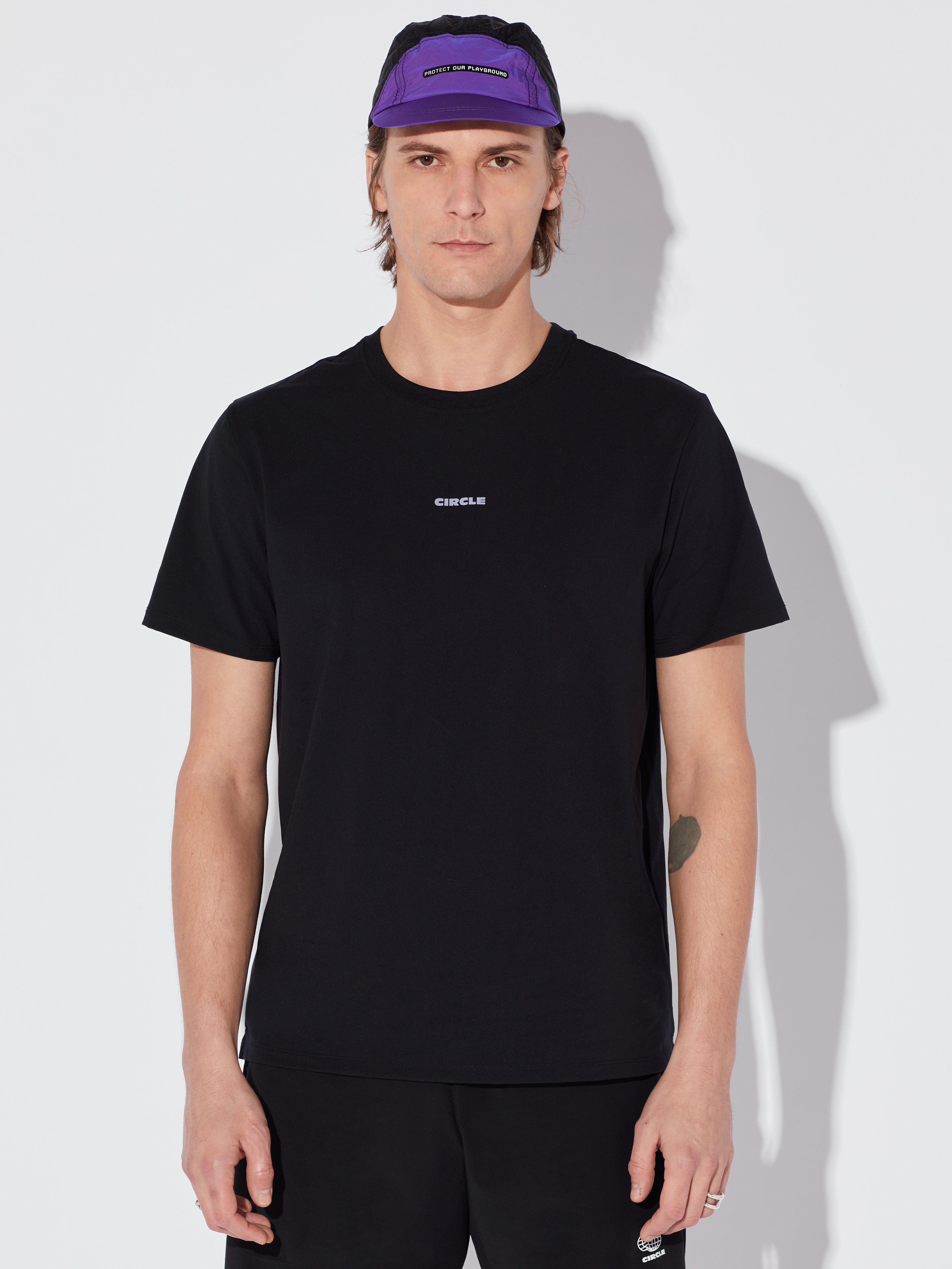 circle-sportswear-t-shirt-agility-pop-2-0-homme-noir-onyx-running-et-quotidien image 1