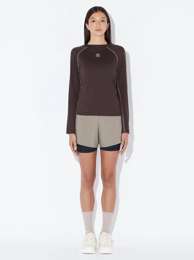circle-sportswear-t-shirt-manches-longues-femme-aerowool-laine-rws image 1