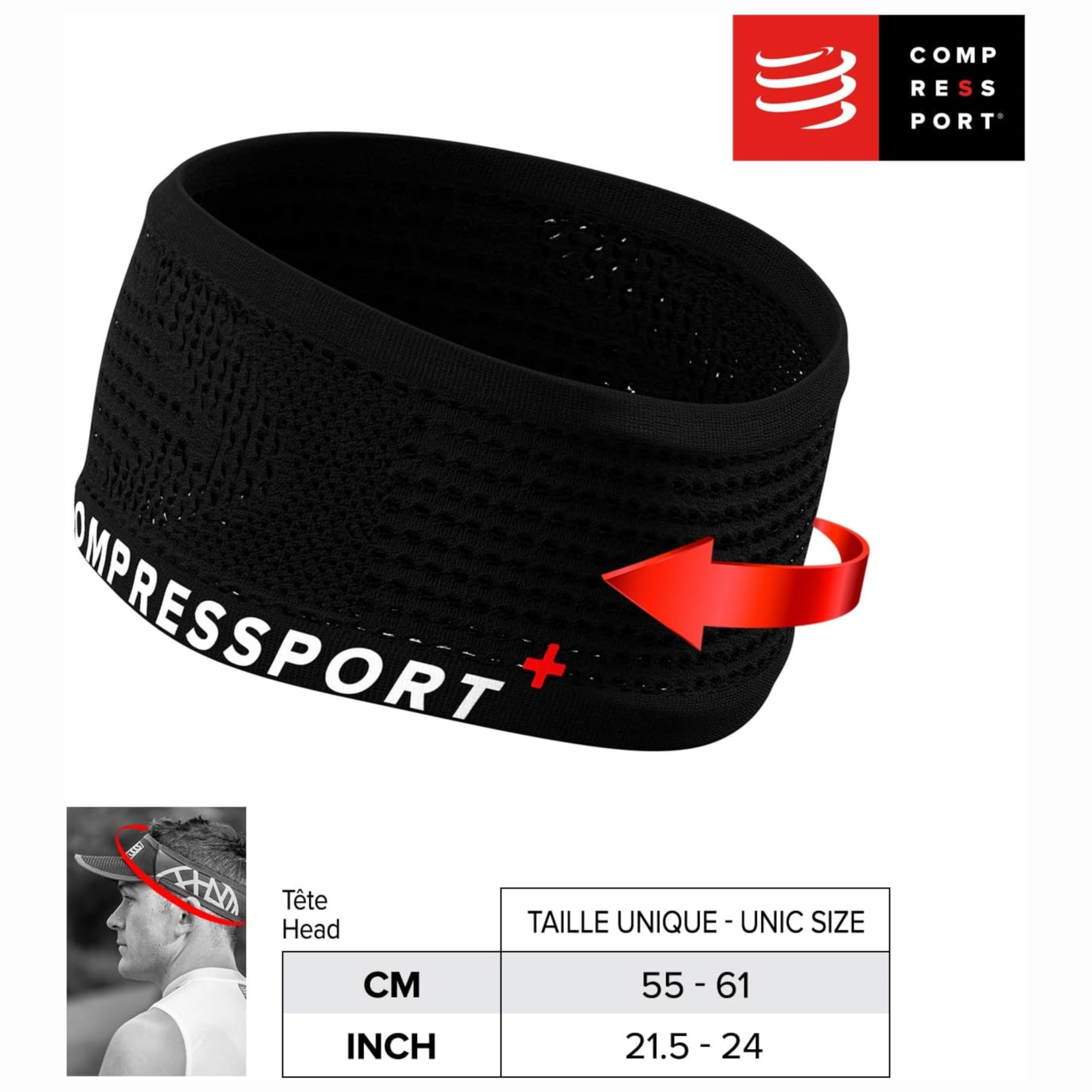 compressport-headband-on-off-bandeau-de-sport-anti-transpiration image 5